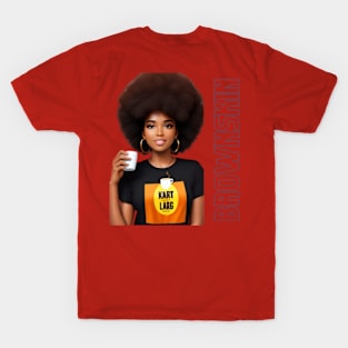 Brown Skin Coffee Beauty T-Shirt